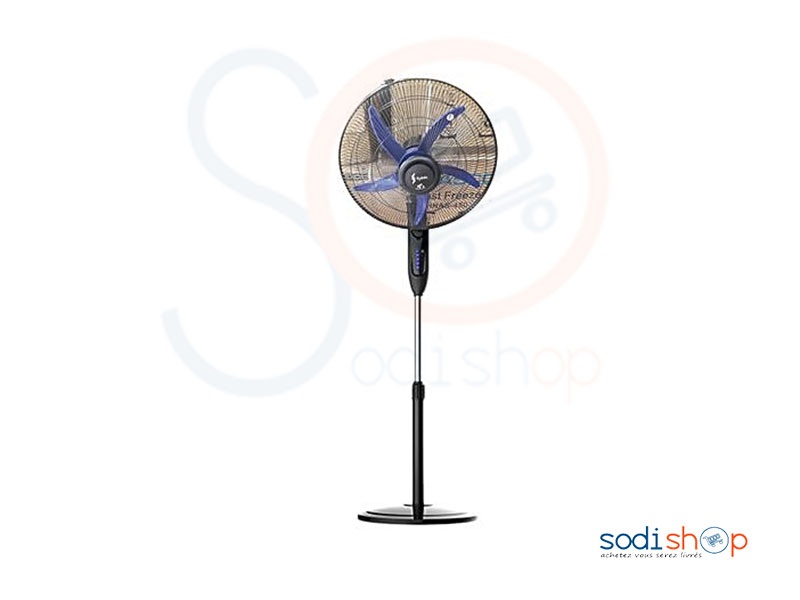 Ventilateur SYINIX FSS18N-503 à 3 Vitesses Anti-Moustique Noir Bleu SYI0088