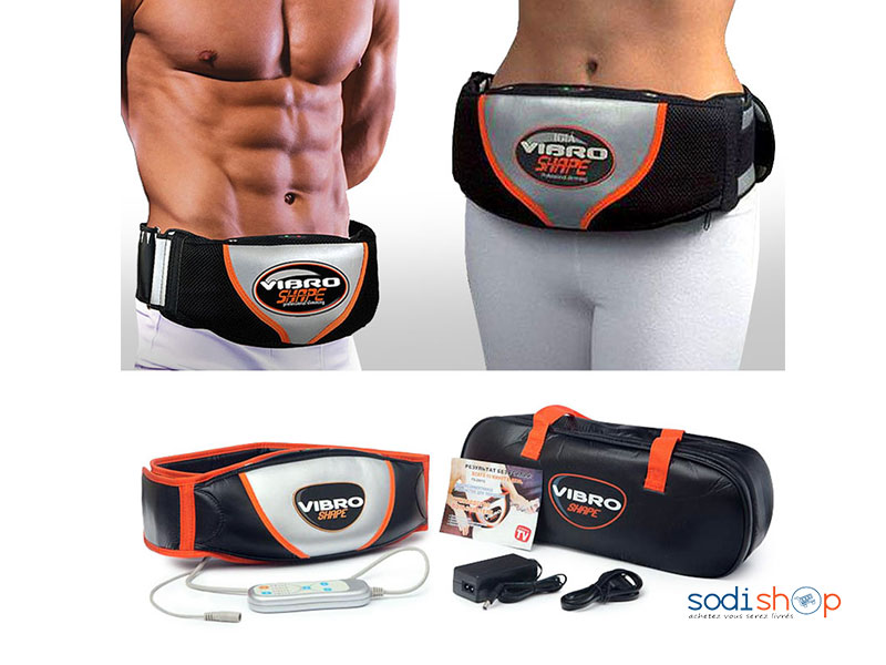 Accessoire de Sport Ceinture Amincissante Multifonctions Vibro Shape DRA0024