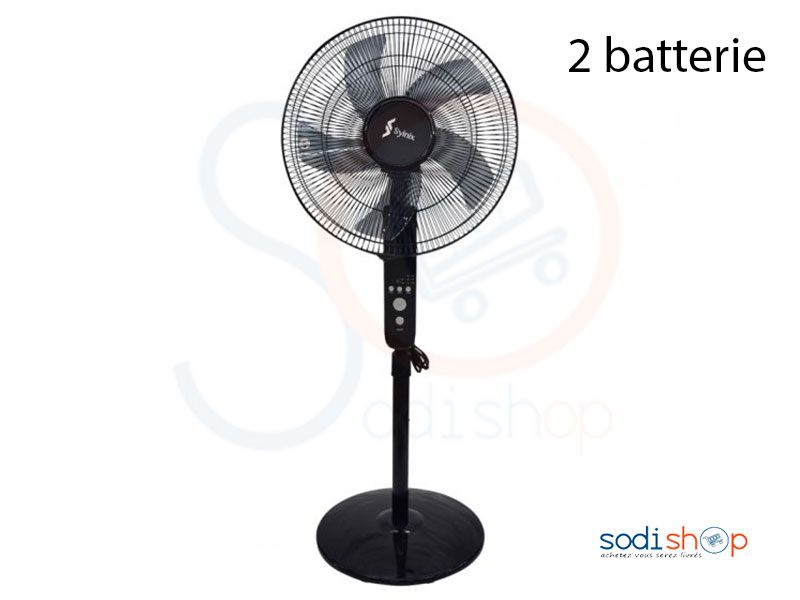 Ventilateur FAN Syinix Rechargeables 16R Avec Deux Batteries SYI0088