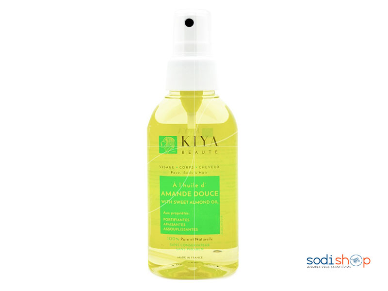 Kiya Beauté Huile d’Amande Douce Corps-Beauté-Visage 100ML AK0028