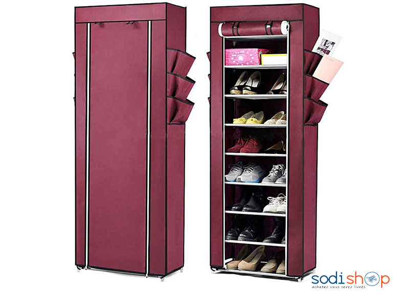 Armoire En Tissu Pour Chaussure 7 étages-DRA0024