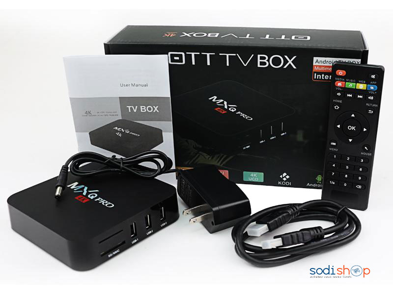 TV BOX Android Decodeur MXQ PRO 4K
