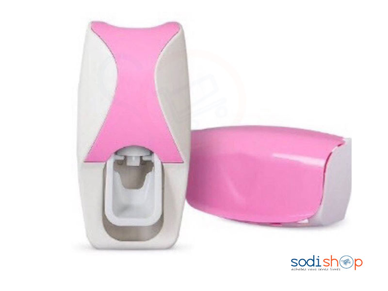 Support Brosse à Dents 5 Porte pour Famille Ventouse Plastique et Distributeur de Dentifrice - AS0036 – Image 2