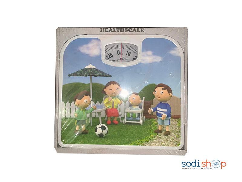 Pèse personne mécanique Balance poids balance Support – Motif Autocollant de bande dessinée