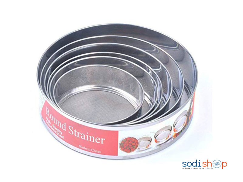 Tamis de cuisine en acier inoxydable 6 Pièces AS0036