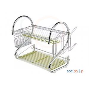 Egouttoir Garde Vaisselle En Inox 2 Etages AS0036