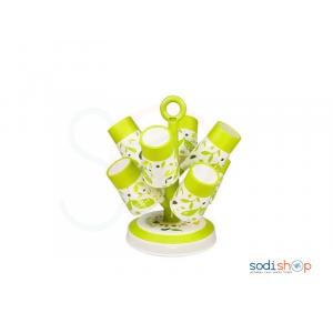 Lot de bol à boire avec Perchoir en plastique-AS0036