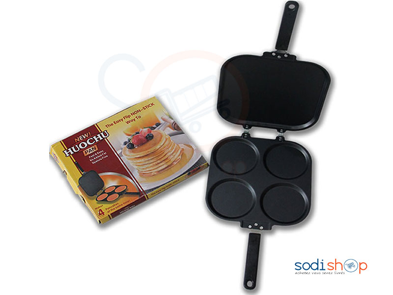 Maker Pancake Multi-fonction anti-adhérent (Donne 4 crêpes en même temps) - AS0036 – Image 3