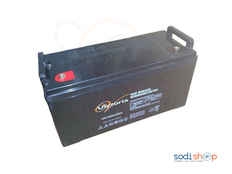 Batterie Blindée Pour Voiture 120Ah 12 volt YE0038