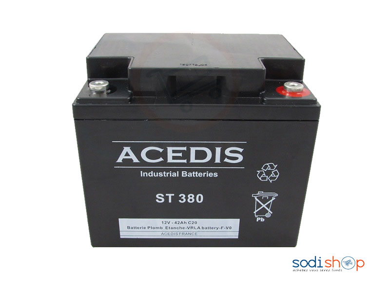 Batterie Blindée de voiture 40 Ah C/20- YE0038