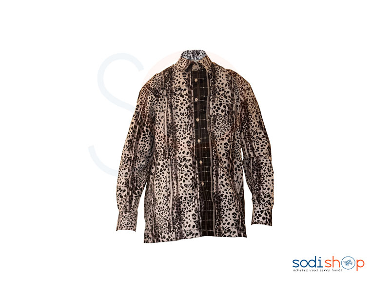 chemise pour Homme au couleur de léopard-MJ0022