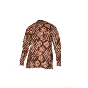 Chemise homme en Woodin Marron Taille L MJ0022