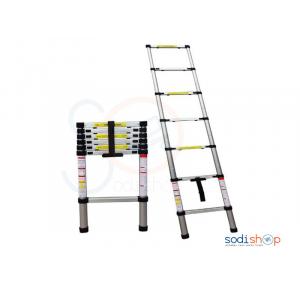 Échelle Télescopique 2 mètres Aluminium Portable Multifonctions