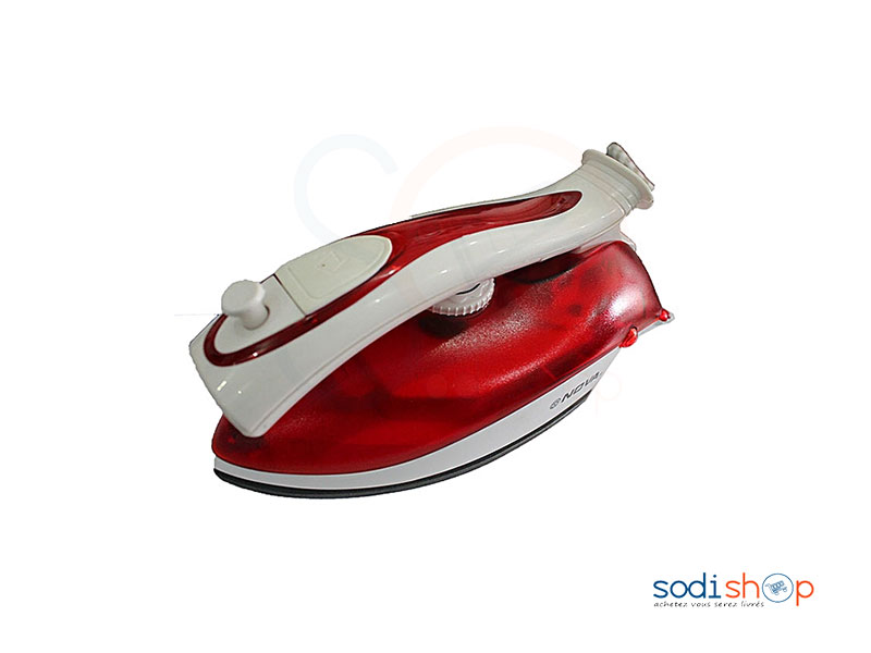 NOVA Fer à Repasser à Vapeur- Pliable - NI-1200TS- 800 W - Rouge/Blanc- BC0045 – Image 2