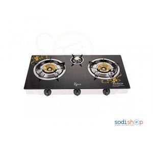 Réchaud à Gaz 3 feux ROCH RGC-834 En Acier Inoxydable CHE0043