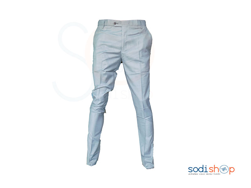 Pantalon tissu Gris pour homme-WA0021