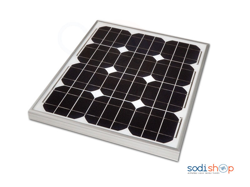 Panneau Solaire Monocristallin 30Watts YE0038