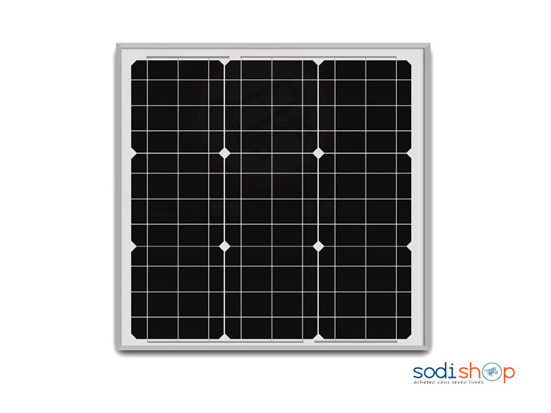 Panneau Solaire Monocristallin 40Watts YE0038