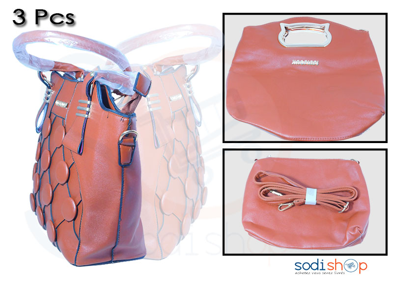 Sac à Main 3 Pièces - Pour Femme