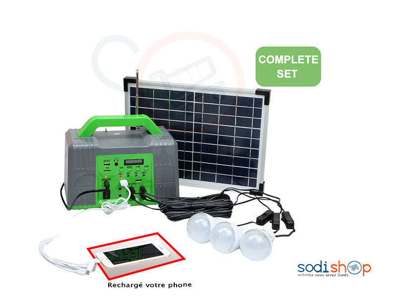 Kit Solaire SOLAR ENERGY KIT 6 AMPOULES- Modèle SK0620W- SYE0042