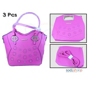 Sac à Main Channel - 3 Pièces Couleur Rose