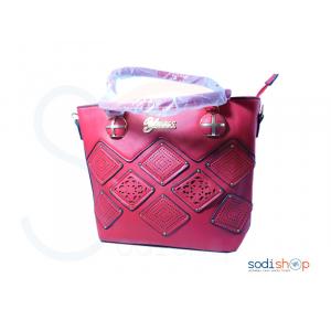Sac à main Yuess pour Femme Couleur Rouge bordeaux