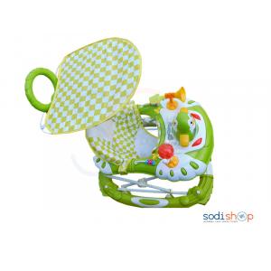 Trotteuse Jeu Pour Bébé Couleur Verte-Blanche