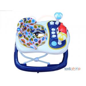 Trotteuse à Roulette Pour Bébé Couleur Bleue