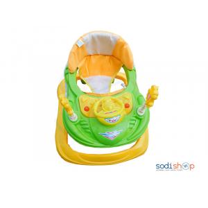 Trotteuse Jeu Pour Bébé Couleur Jaune-Verte
