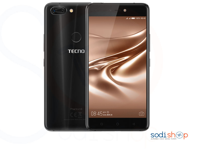 Téléphone Portable- Smartphone - Tecno Phantom 8 Mémoire 64 Go Ram 6Go Ecran 5.7″ FHD plus empreinte digital- YE0038 – Image 2