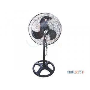 Ventilateur sur pied Kepas en metal-noir