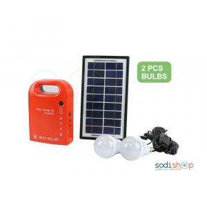 Kit Solaire d’énergie SK0603W 3W 2 Ampoules