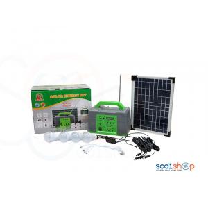 Kit Solaire d’énergie SK0605W 5W avec 3 Ampoules