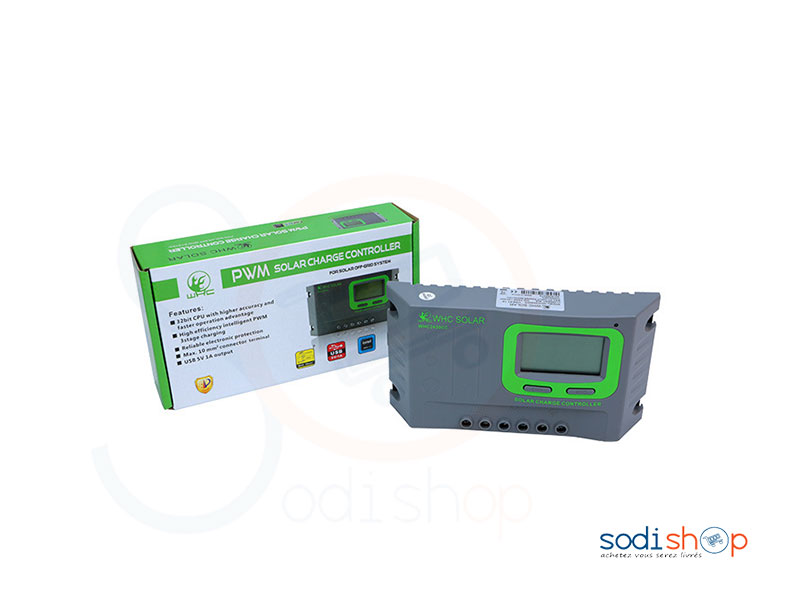 PWM 12V 24V 30A Contrôleur pour système solaire solaire 2430CC – Image 2