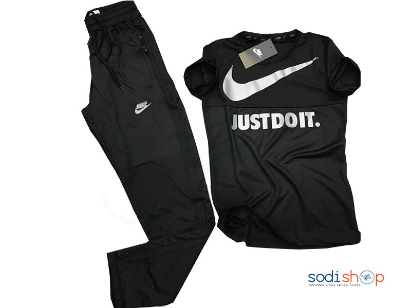 Ensemble Tee-shirt Pantalon Nike Couleur Noir BO0019