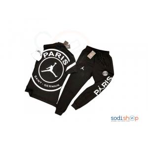 Ensemble de T-Shirt + Pantalon Couleur Noir BO0019