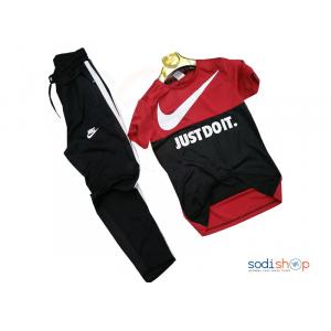 Ensemble Jogging NIKE Couleur Noir Rouge BO0019