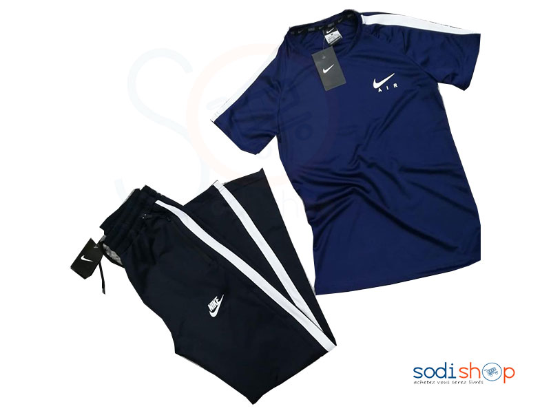 Ensemble Jogging NIKE Air Couleur Bleu Noir BO0019