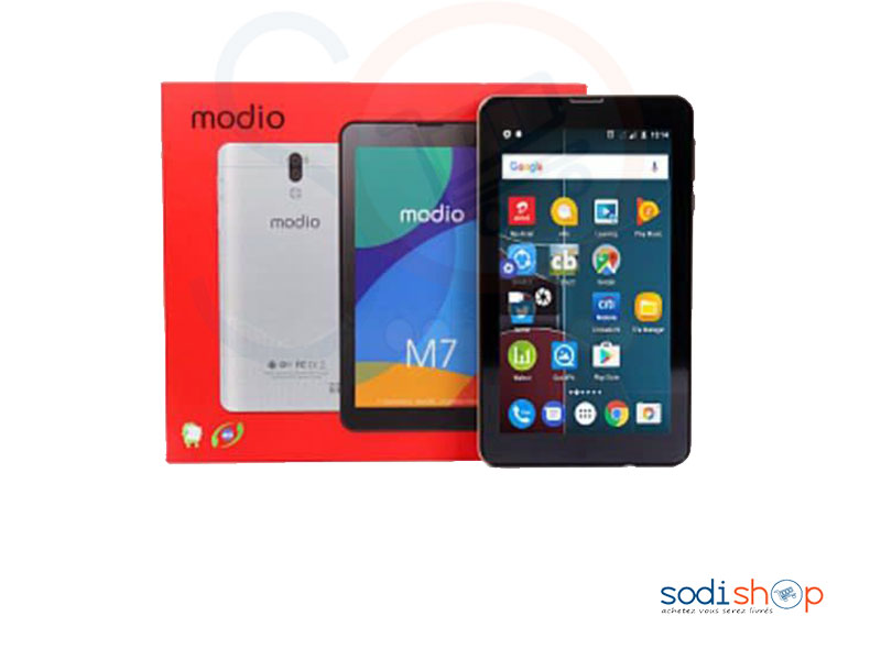 Tablette MODIO 4G M7 1GB +16 GB 7 Pouces 2.0MP multi Langues Dual SIM