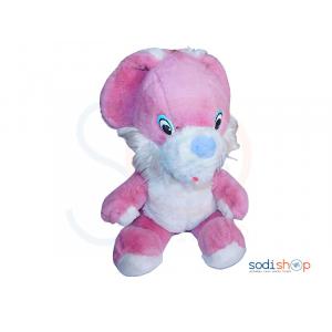 Toutou en Peluche Couleur Rose-Blanc Pour Enfant