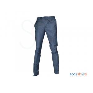 Pantalon en Tissu Pour Homme Couleur Noire WA0021