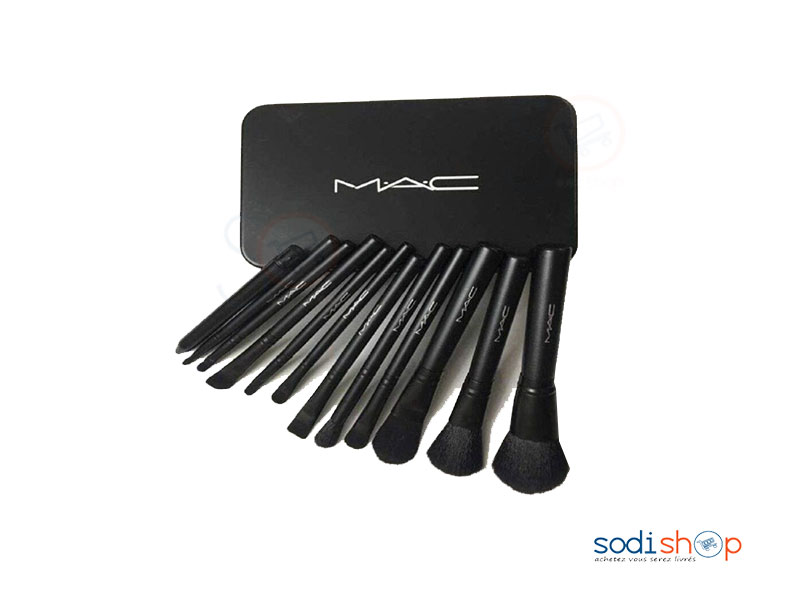 Trousseau de Pinceau pour Maquillage 12 Pinceaux