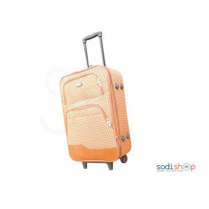 Valise à Roulette Double Trolley Couleur Marron Claire Grand BG0053