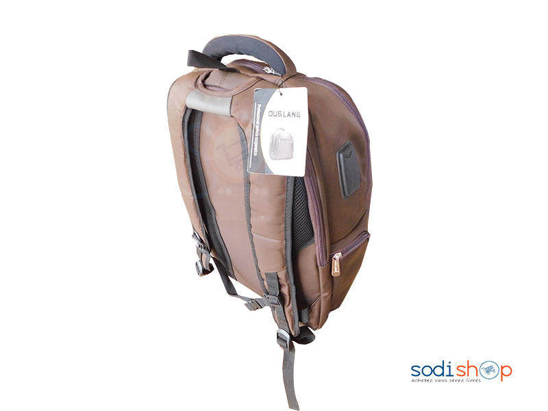 Sac à dos Multi-poches Duslang Couleur Marron BG0053 – Image 2