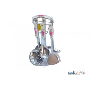 Ensemble d’ustensiles de cuisine 6 Pièces – Louche + Spatule VI0050
