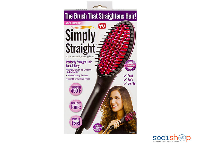 Brosse Electrique Lissante Démêlante Pour Cheveux AM0036