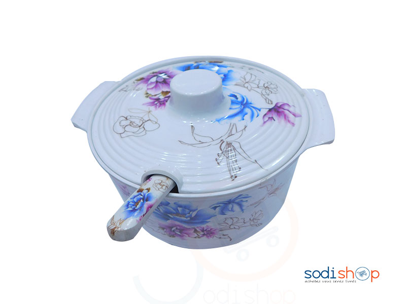 Tasse couverte + Cuillère à Soupe - Petit Modèle VI0050