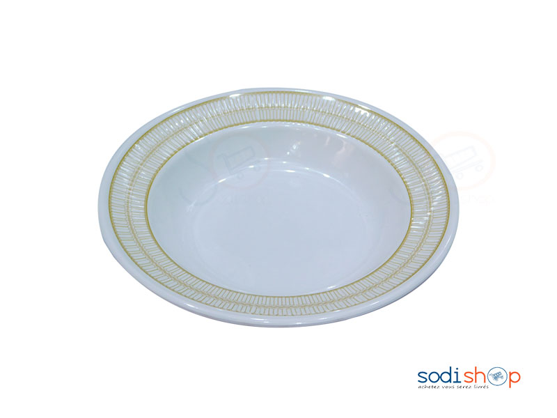 Assiette Plate en Plastique Incassable VI0050