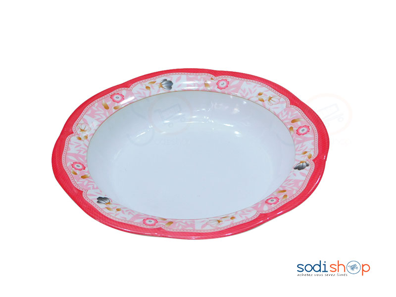 Assiette Creuse En Plastique Incassable VI0050