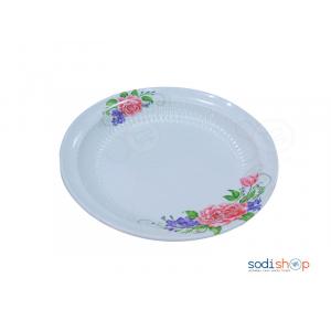 Assiette Blanche pour une personne-vaisselle élégante-VI0050